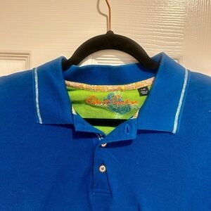 Robert Graham Vibrant Blue Polo Shirt